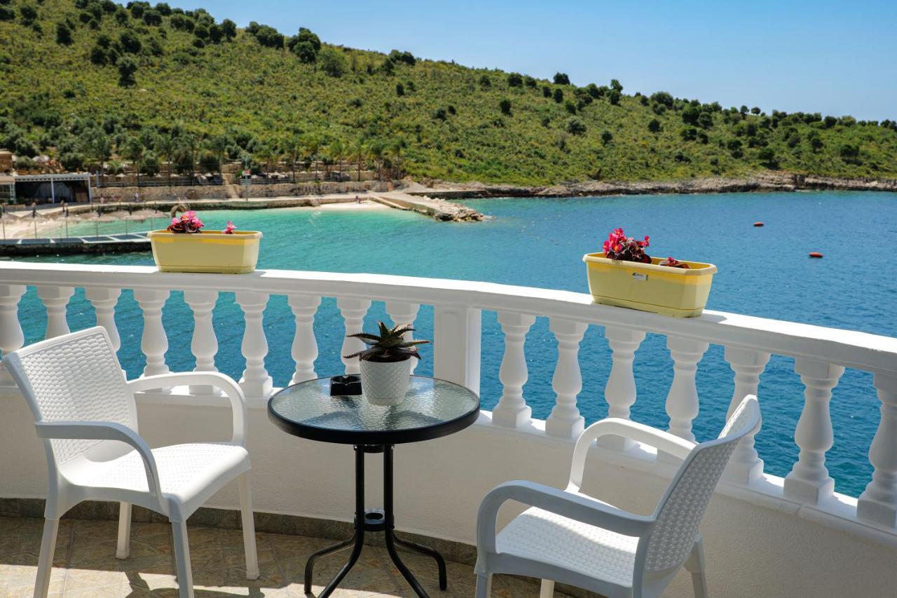Luxury Villa Alisja Sarande With Private Beach Exterior foto